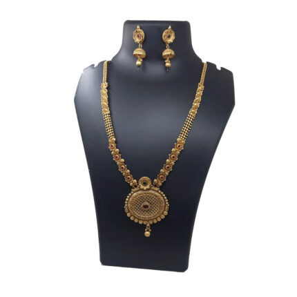 Rajwadi long necklace set